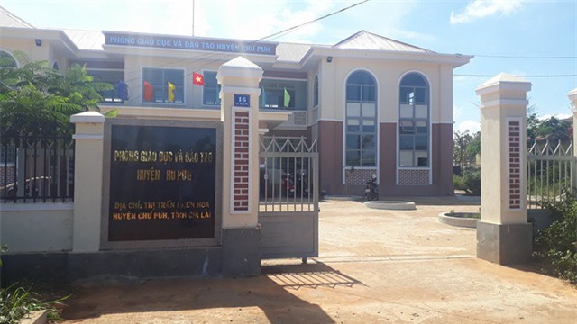 Phòng GD-ĐT huyện Chư Pưh nơi xảy ra nhiều sai phạm liên quan đến tiền hỗ trợ học sinh