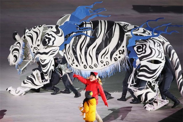 Bạch hổ, biểu tượng của nước chủ nhà Hàn Quốc ở Olympic mùa Đông 2018