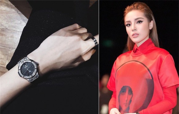 Không chịu kém cạnh Kỳ Duyên, Huyền My tậu đồng hồ nạm kim cương có giá hơn 680 triệu đồng-3