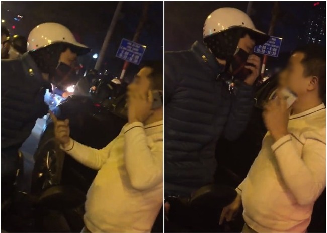 Nam thanh niên đi ô tô đâm cô gái ngã xe rồi lên giọng chửi bới gặp ngay soái ca xe máy dạy cho bài học - Ảnh 1.