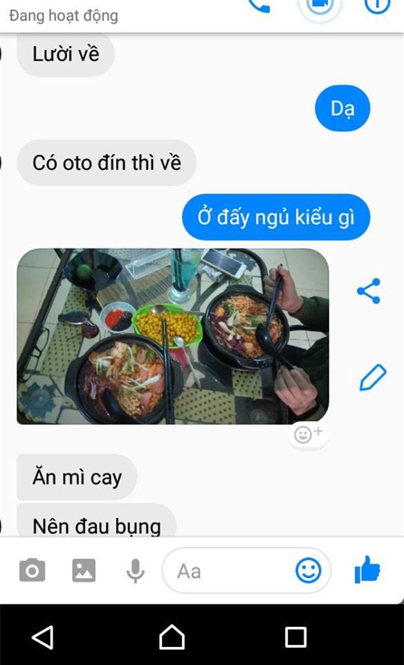 Bạn gái kêu đau bụng phải ăn mì cay và chụp ảnh gửi về, chàng trai sốc khi phát hiện mình bỗng dưng “mọc sừng” - Ảnh 1.