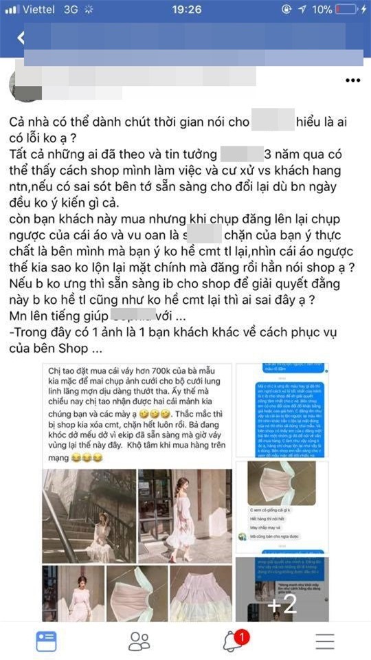 Mua váy chụp ảnh cưới qua mạng và sản phẩm về tay khiến cô gái dở khóc dở cười - Ảnh 3.