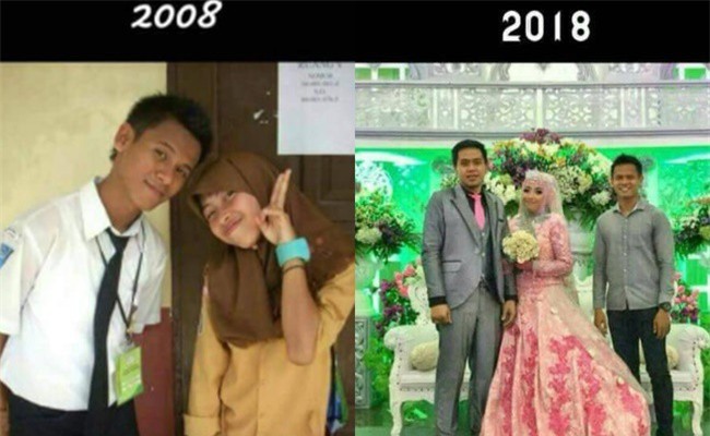 Yêu nhau thắm thiết 10 năm trời, chàng trai mặt đờ đẫn, nuốt nước mắt vào trong nhìn bạn gái cưới người khác - Ảnh 1.