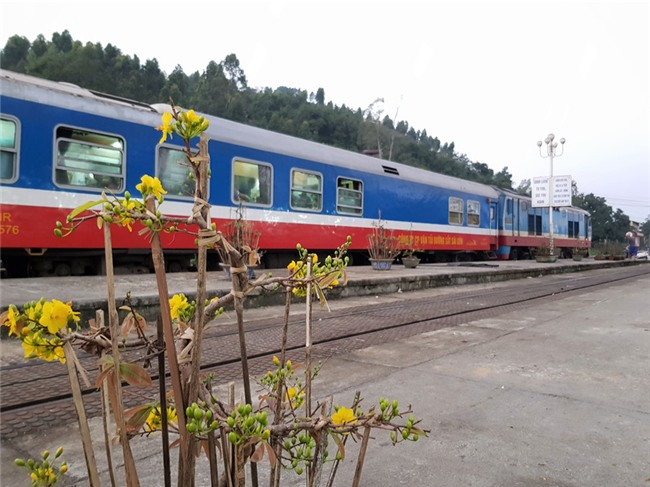 Chen chuc, vat vo tren chuyen tau ve que don Tet Mau Tuat hinh anh 18