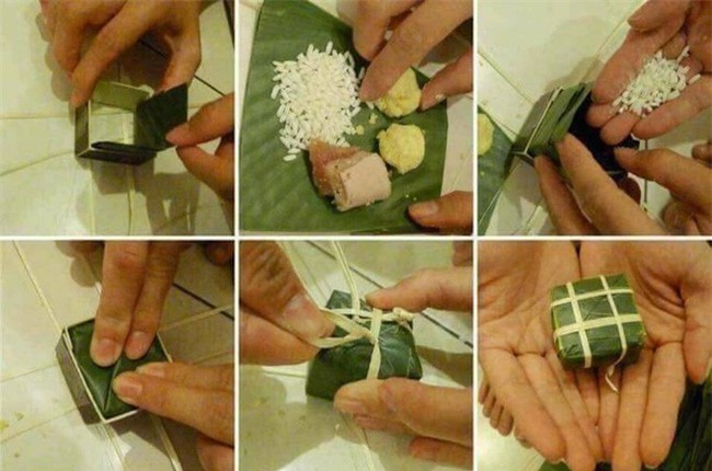 Chiếc bánh chưng hot nhất trên mạng xã hội Việt vào ngày cuối năm - Ảnh 1.