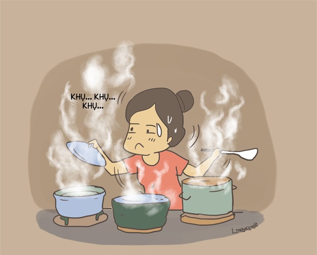 Tranh vui: Những tình thế khiến phụ nữ sau khi lấy chồng chỉ muốn năm sau... hoãn Tết - Ảnh 2.