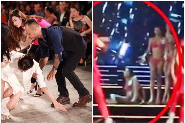 Vồ ếch, sập sân khấu, bị sàm sỡ... muôn kiểu tai nạn trên sân khấu của sao Việt-10