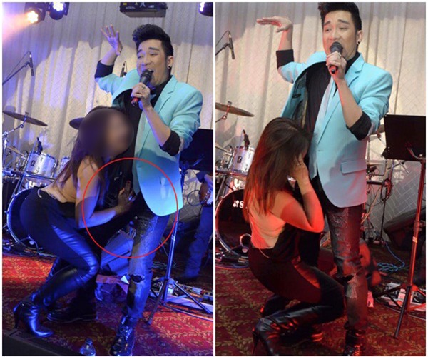 Vồ ếch, sập sân khấu, bị sàm sỡ... muôn kiểu tai nạn trên sân khấu của sao Việt-5