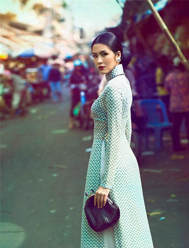 say long ngam tang thanh ha, thu thao, pham huong do sac voi ao dai - 2