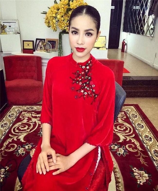 say long ngam tang thanh ha, thu thao, pham huong do sac voi ao dai - 10