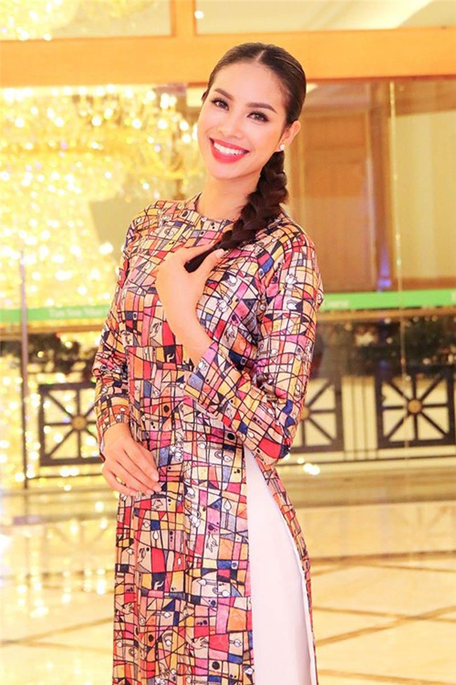 say long ngam tang thanh ha, thu thao, pham huong do sac voi ao dai - 12