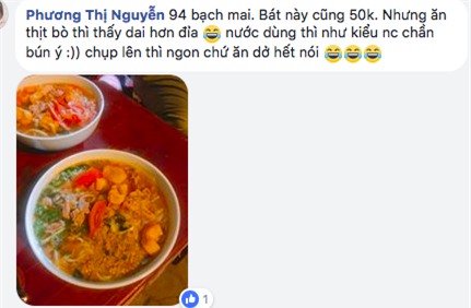 Hà Nội: 70.000 đồng 1 bát bún bò dai hơn đỉa, xông xênh mà nuốt không trôi