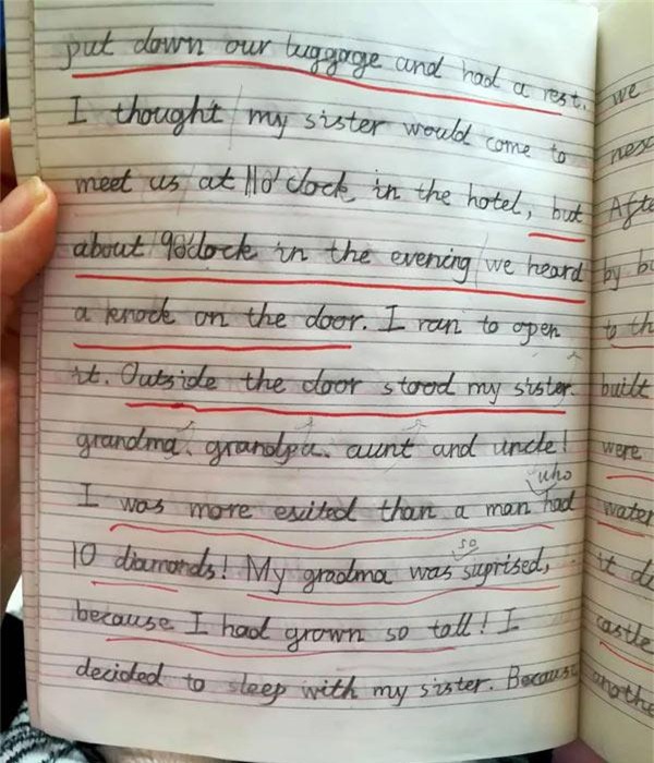 tu hoc o nha, be 10 tuoi gay kinh ngac khi thanh thao 3 thu tieng, viet sach tieng anh - 4