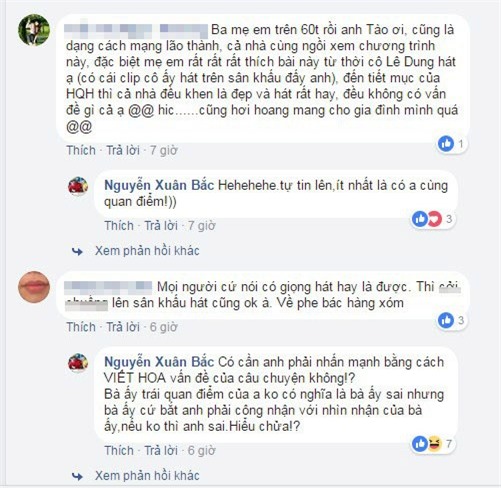 Xuân Bắc, Hồ Quỳnh Hương, nghệ sĩ Xuân Bắc