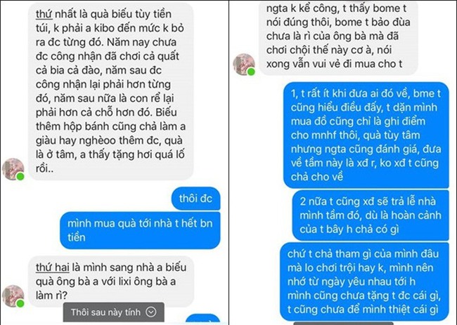 Cô nàng 27 tuổi dẫn người yêu về ra mắt dịp Tết, ép biếu nhà mình cây cảnh, giỏ quà Tết khiến chị em tranh cãi - Ảnh 3.