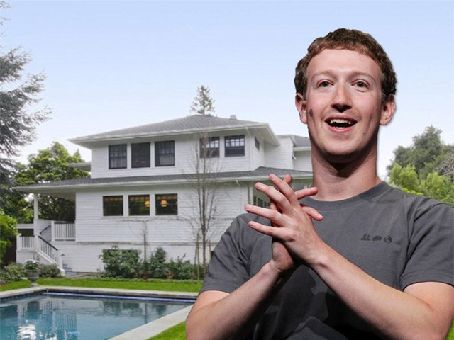 CEO Facebook Mark Zuckerberg cùng nhà riêng tại khu Palo Alto, California - trung tâm của Thung lũng Silicon
