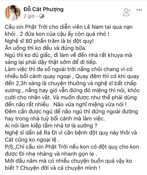 Diễn viên Cười xuyên Việt Lê Nam nhập viện khẩn cấp vì đột quỵ-1