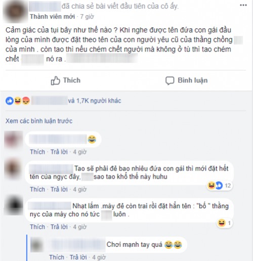 1.001 cách dân mạng bày cho người vợ ‘xử’ chồng đặt tên người yêu cũ cho con gái - Ảnh 1.