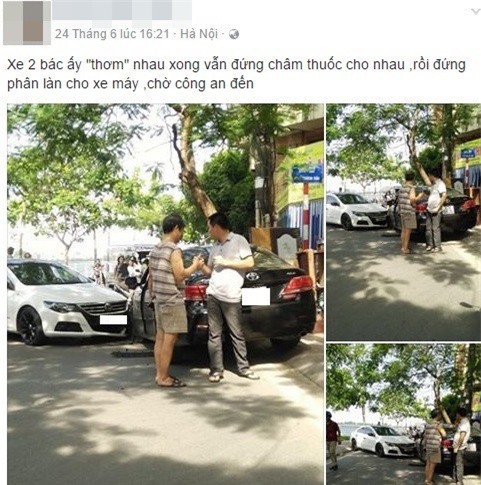 Những vụ va chạm giao thông nhưng ấm áp tình người và đầy nụ cười ngày đầu năm mới - Ảnh 3.