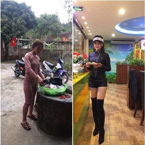 chi em chia se anh "bien hinh" truoc va sau tet, nhan sac khac nhau mot troi mot vuc! - 2