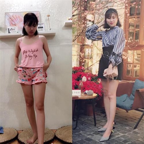 chi em chia se anh "bien hinh" truoc va sau tet, nhan sac khac nhau mot troi mot vuc! - 8