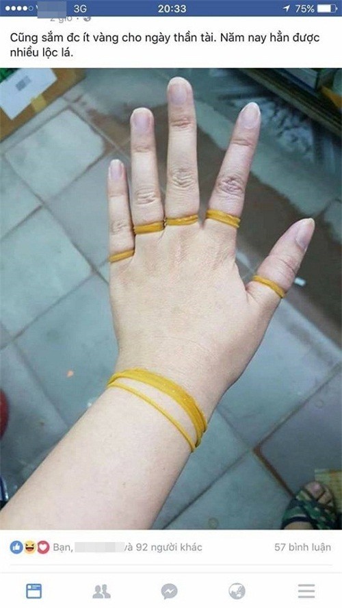 Ngày vía thần tài, dân mạng nô nức chia sẻ thành quả đi mua vàng sau nửa ngày - Ảnh 7.