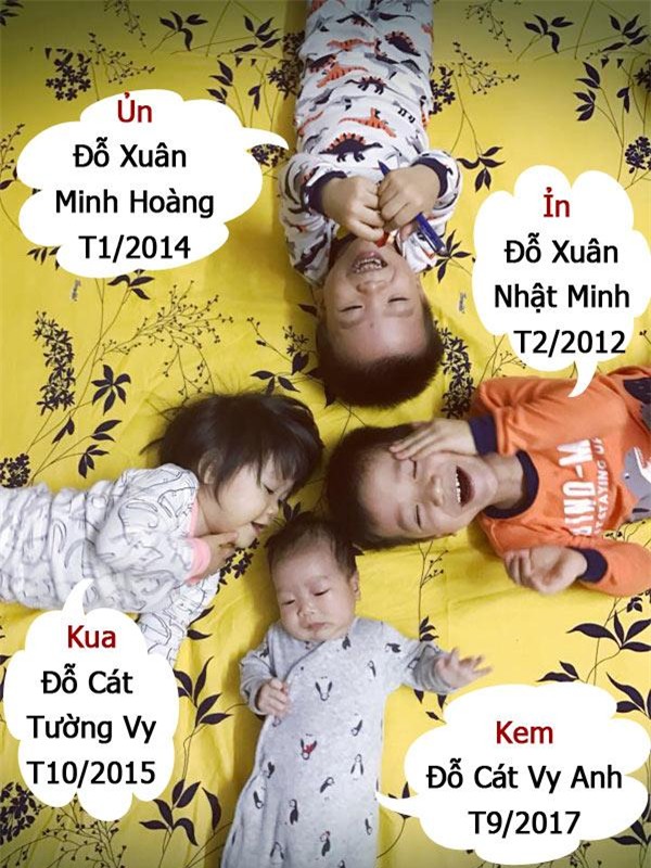 day con tu lap tu nho, me "5 nam sinh lien 4 con" van nhan tenh, doc sach moi ngay - 1