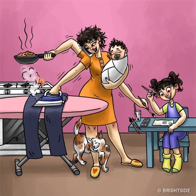 Bộ tranh chứng minh mọi bà mẹ đều là siêu nhân - Ảnh 5.