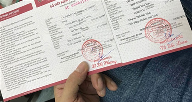 chiếm đoạt tài sản,sổ tiết kiệm,gửi tiết kiệm