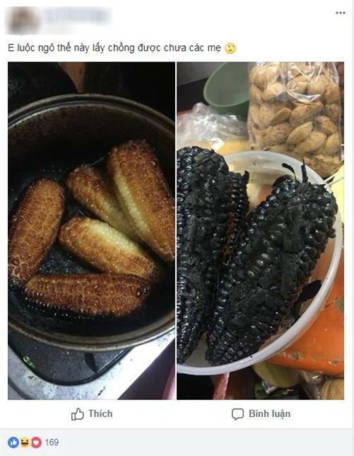 Chị em phì cười với cô nàng khoe món ngô luộc bóng đêm xong còn hỏi: Em chồng được chưa? - Ảnh 1.