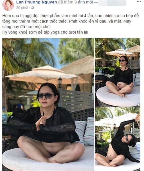 Diễn viên Lan Phương bất ngờ khiến người hâm mộ lo lắng ngộ độc thực phẩm khi mang bầu.&nbsp; - Tin sao Viet - Tin tuc sao Viet - Scandal sao Viet - Tin tuc cua Sao - Tin cua Sao