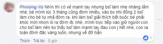 Vỗ rung long đờm, mẹ bỉm sữa