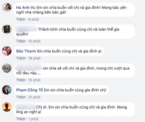 Hà Anh, Bảo Thanh gửi lời chia buồn khi bố MC Thảo Vân đột ngột qua đời - Ảnh 2.
