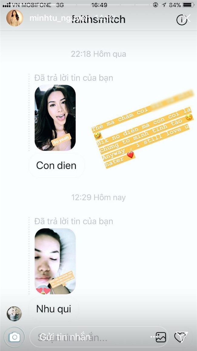 Đây là cách Minh Tú đáp trả trước lời mắng nhiếc của antifan! - Ảnh 1.