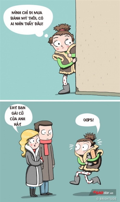 Bộ tranh vui về người yêu cũ khiến ai cũng phải gật đầu ‘Đúng quá đi thôi!’ - Ảnh 1.