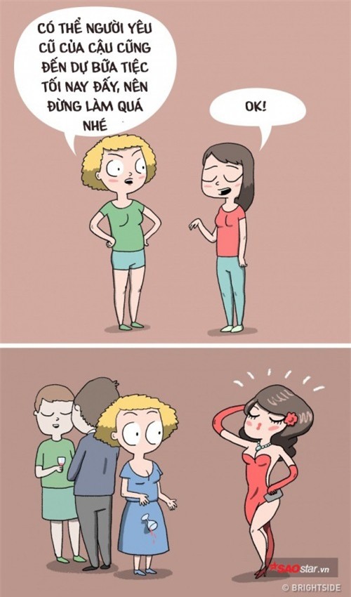 Bộ tranh vui về người yêu cũ khiến ai cũng phải gật đầu ‘Đúng quá đi thôi!’ - Ảnh 4.