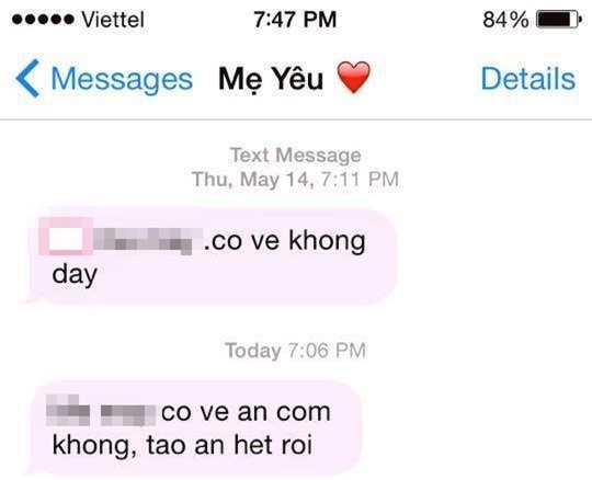 Tin nhắn của bố mẹ và ý nghĩa đằng sau khiến nhiều đứa con cay mắt - Ảnh 7.