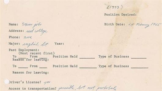 Đơn xin việc từ năm 1973 của Steve Jobs tiết lộ lý do vì sao ông có thể thành công trong lĩnh vực công nghệ đến vậy! - Ảnh 1.