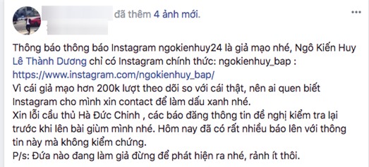 Quản lý nam ca sĩ cũng xác nhận Instagram đăng ảnh cầu hôn là giả mạo. - Tin sao Viet - Tin tuc sao Viet - Scandal sao Viet - Tin tuc cua Sao - Tin cua Sao