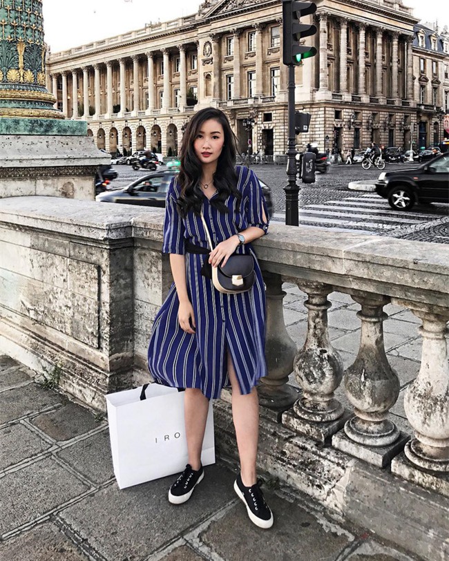 Diện quần âu và sơmi cách điệu đẹp như các quý cô châu Á trong street style đầu tháng 3 - Ảnh 17.