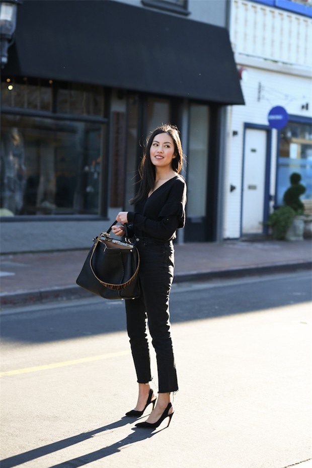 Diện quần âu và sơmi cách điệu đẹp như các quý cô châu Á trong street style đầu tháng 3 - Ảnh 5.