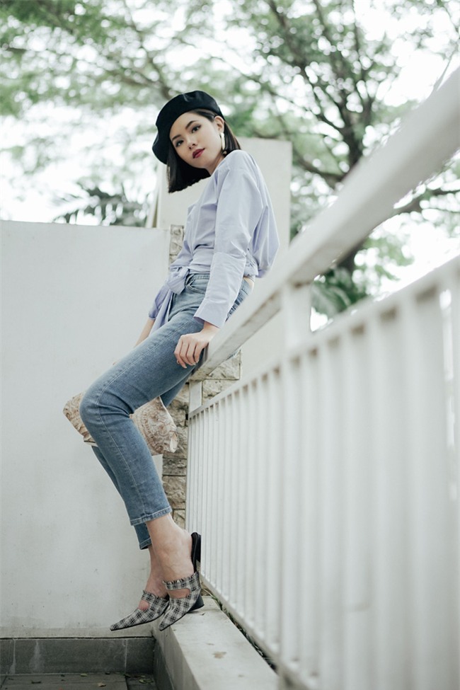 Diện quần âu và sơmi cách điệu đẹp như các quý cô châu Á trong street style đầu tháng 3 - Ảnh 6.