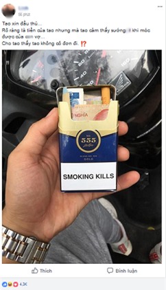 khoe voi 500 anh em chien cong “moc trom” tien cua vo, anh chong nhan cai ket dang - 1