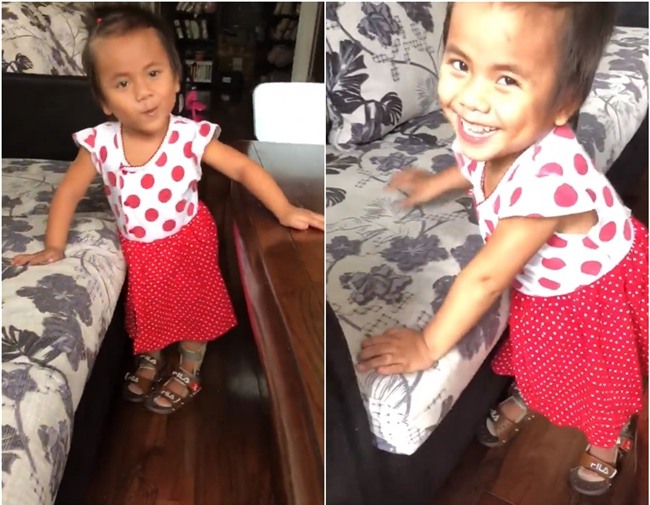 Clip xúc động: Những bước đi chập chững đầu tiên của bé gái bị liệt 2 chân được vợ chồng ở Sài Gòn nhận nuôi - Ảnh 2.