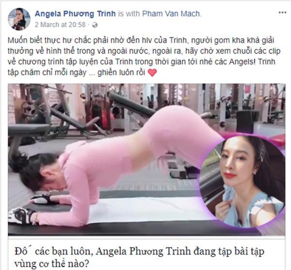 hot: angela phuong trinh khoe clip tap gym, dan mang &#34;nhiet tinh&#34; soi loi! - 5