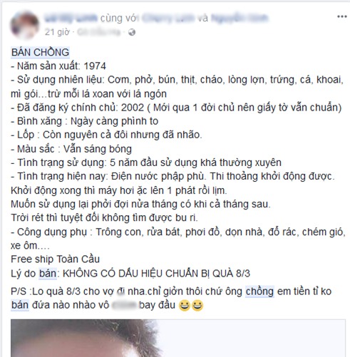 cuoi rot ham voi nhung man “rao ban chong” vi toi “khong co dau hieu chuan bi qua 8/3”! - 2