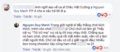 Cụ thể cuộc nói chuyện giữa Duy Mạnh và khán giả. - Tin sao Viet - Tin tuc sao Viet - Scandal sao Viet - Tin tuc cua Sao - Tin cua Sao