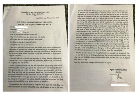 Co giao quy goixin loi: Da nan ni xin dung quy?