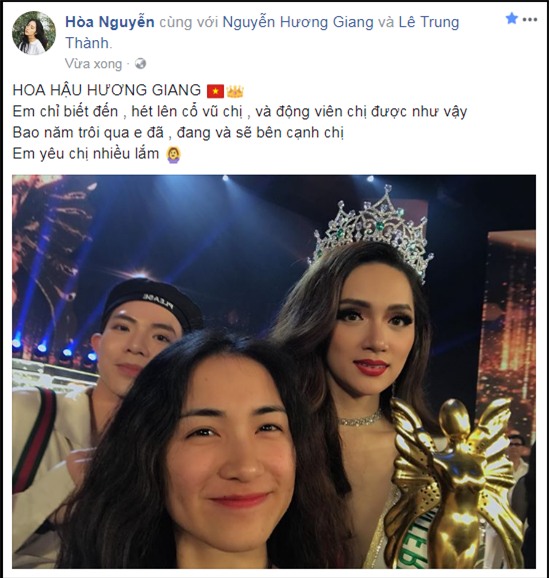 Làng giải trí Việt vỡ òa khi Hương Giang đăng quang Hoa hậu Chuyển giới Quốc tế 2018-5