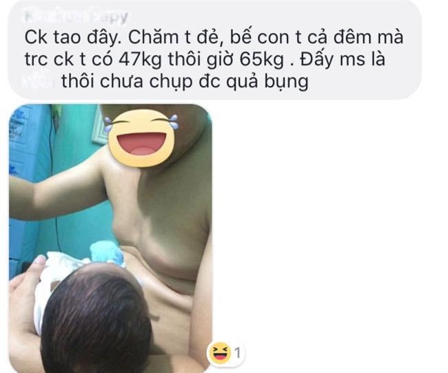 chi em thi nhau khoe anh vo bau, chong "nghen" sieu dang yeu - 3